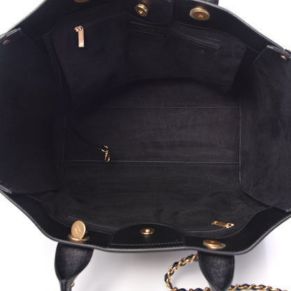 Chanel Caviar Medium Studded Deauville Tote Black 4 of 10