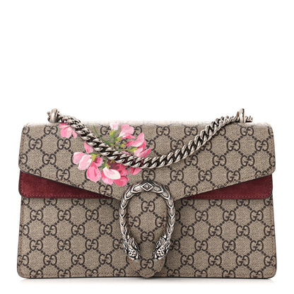 Gucci GG Supreme Monogram Blooms Small Dionysus Shoulder Bag Beige Multicolor Dry Rose 1 of 11