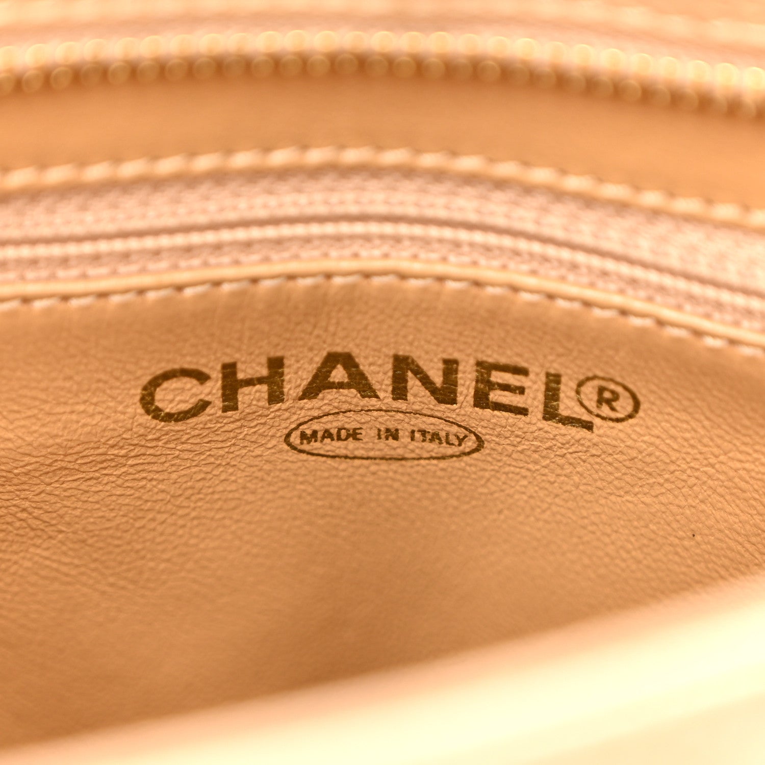 Chanel Caviar Quilted Medallion Tote Beige Beige 6 of 10
