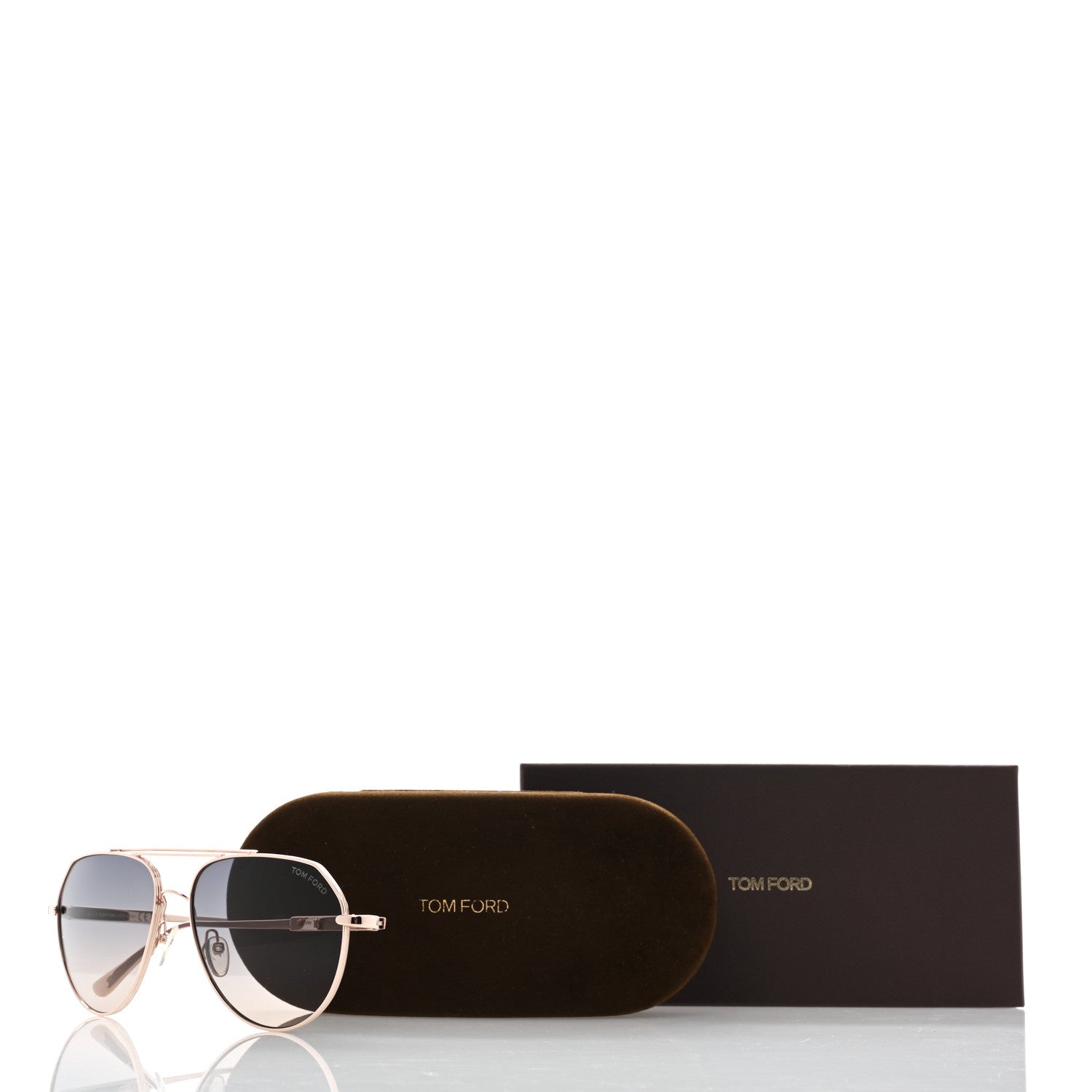 Tom Ford Metal Andes Pilot Sunglasses TF670 Multicolor 8 of 8