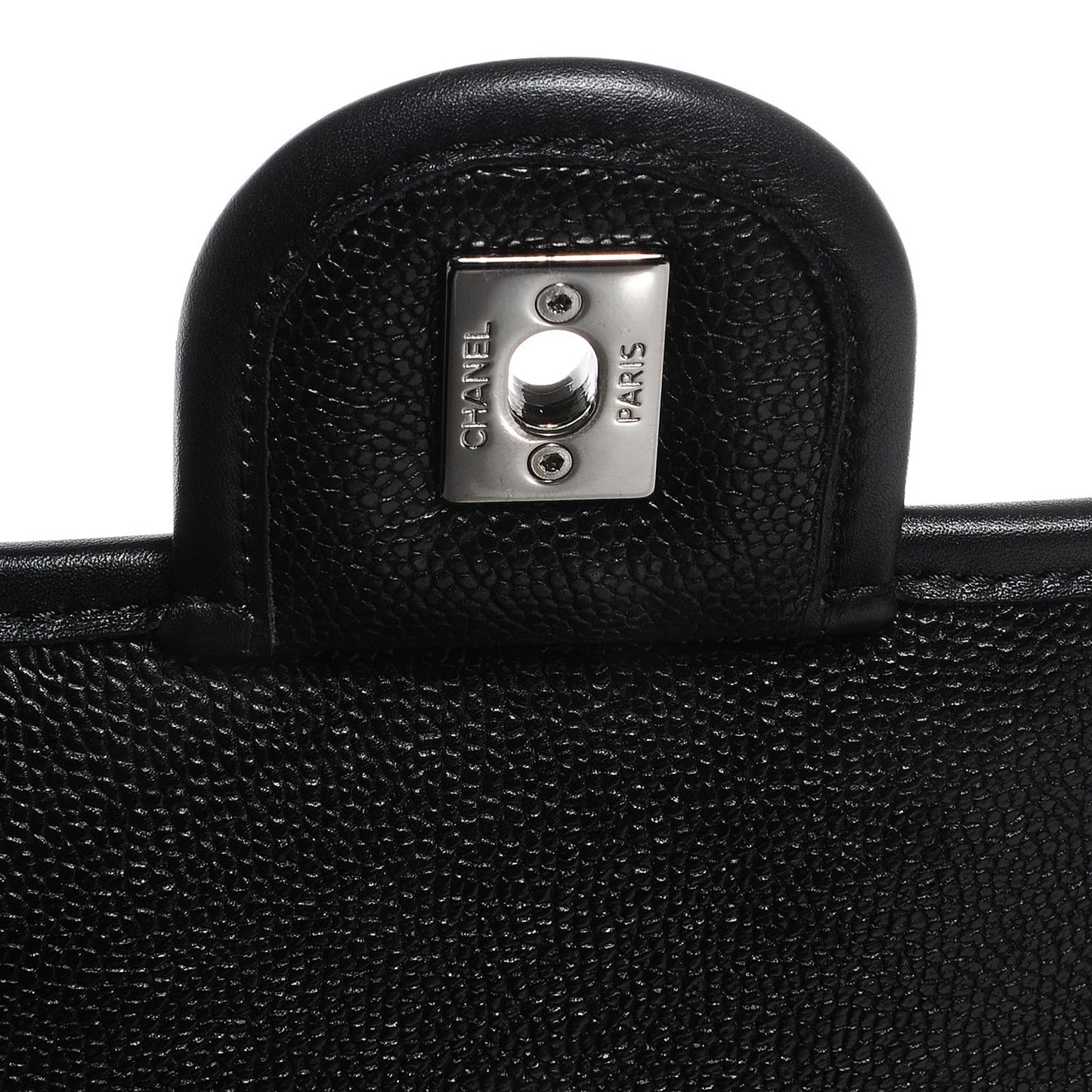 Caviar French Riviera Large Flap Black