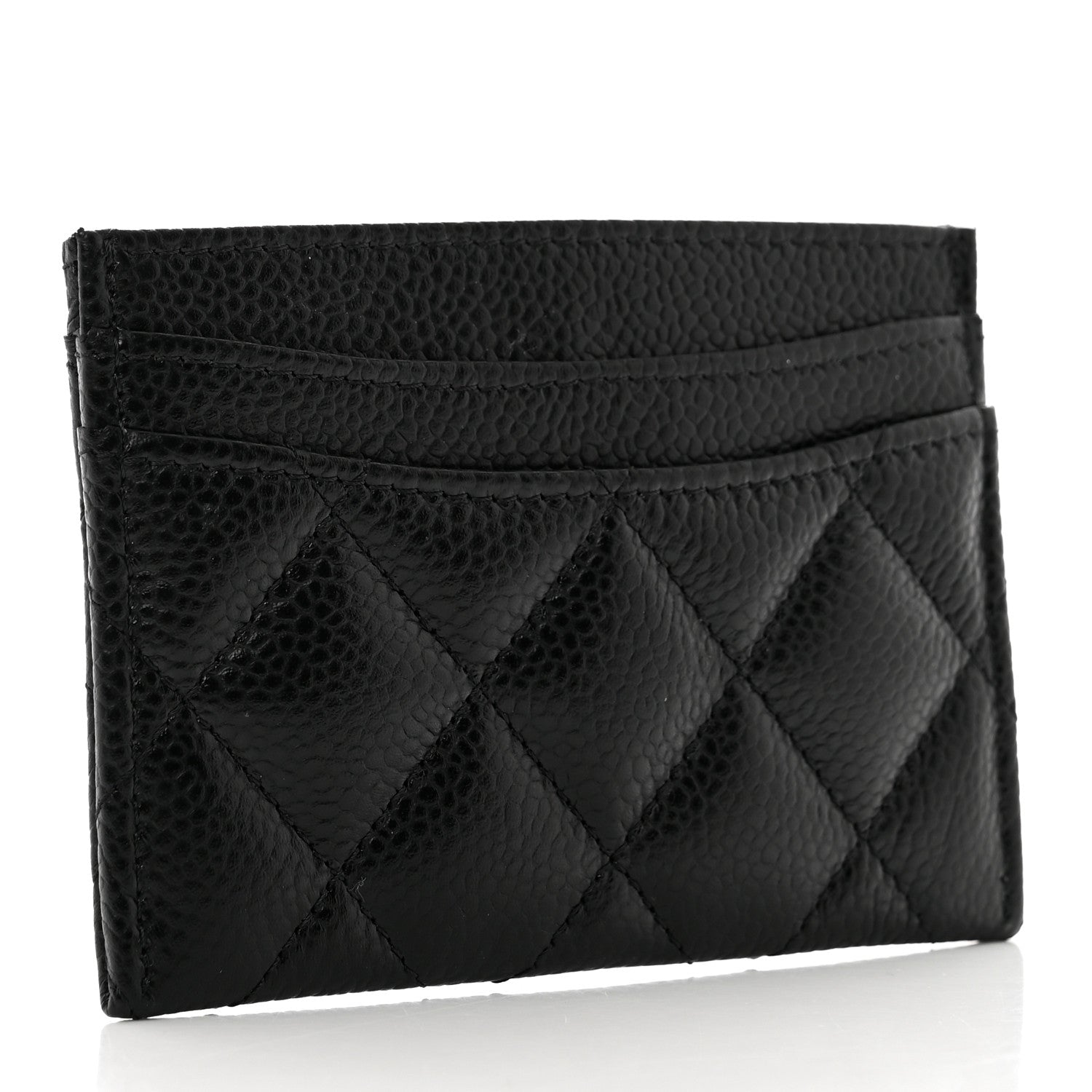 Chanel Caviar Quilted Card Holder Black 3 of 9