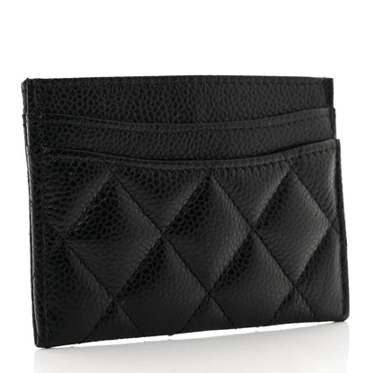 Chanel Caviar Quilted Card Holder Black 3 of 9