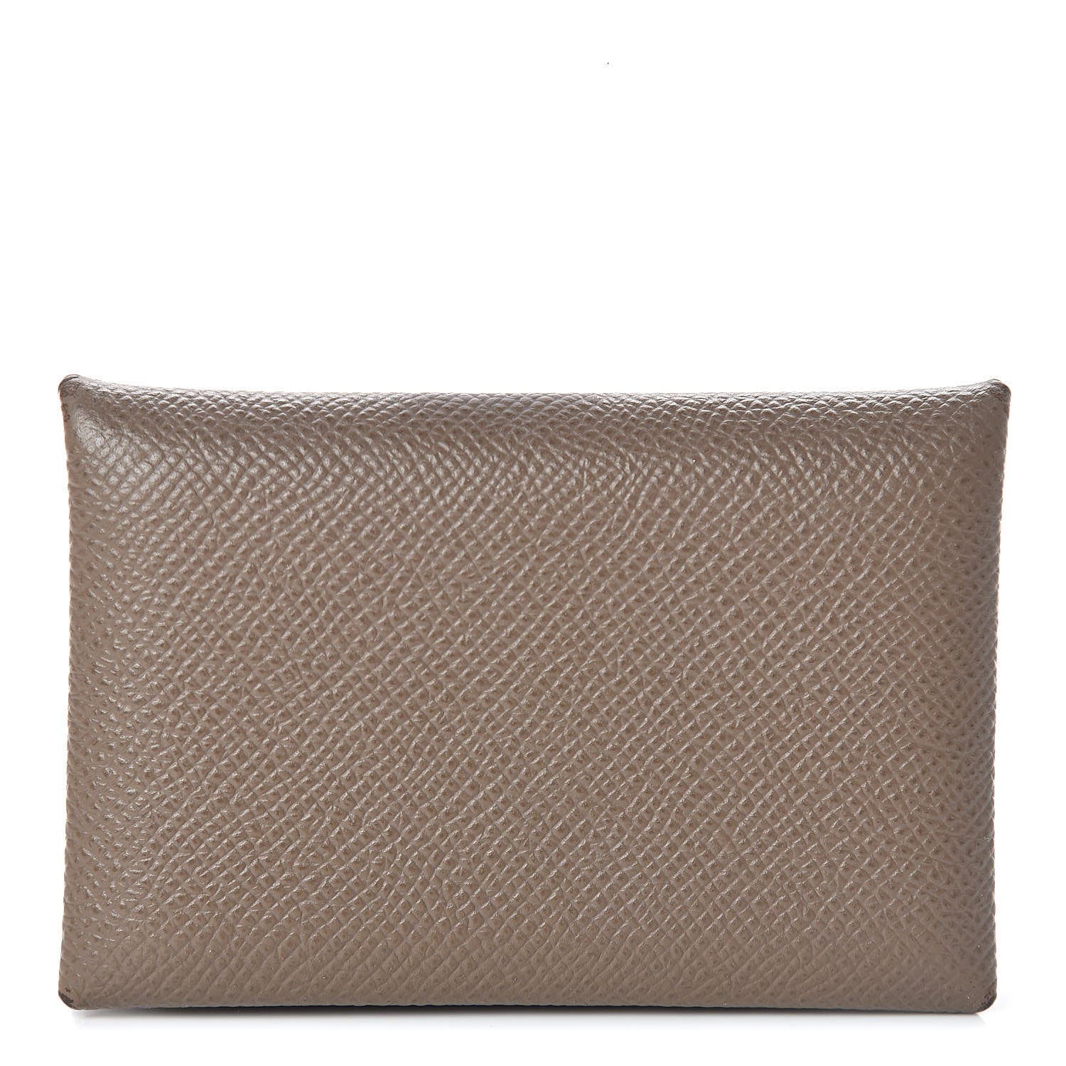 Hermes Epsom Calvi Card Case Etoupe 1 of 6