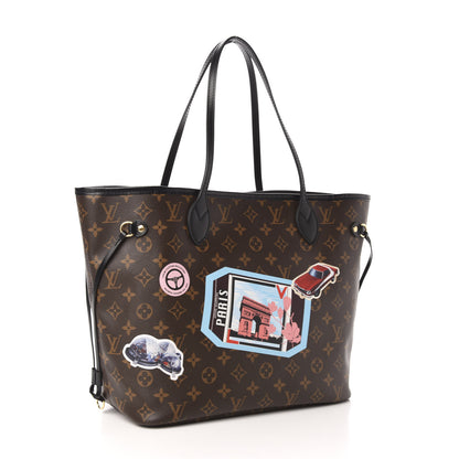 Louis Vuitton Monogram World Tour Neverfull MM 4 of 13