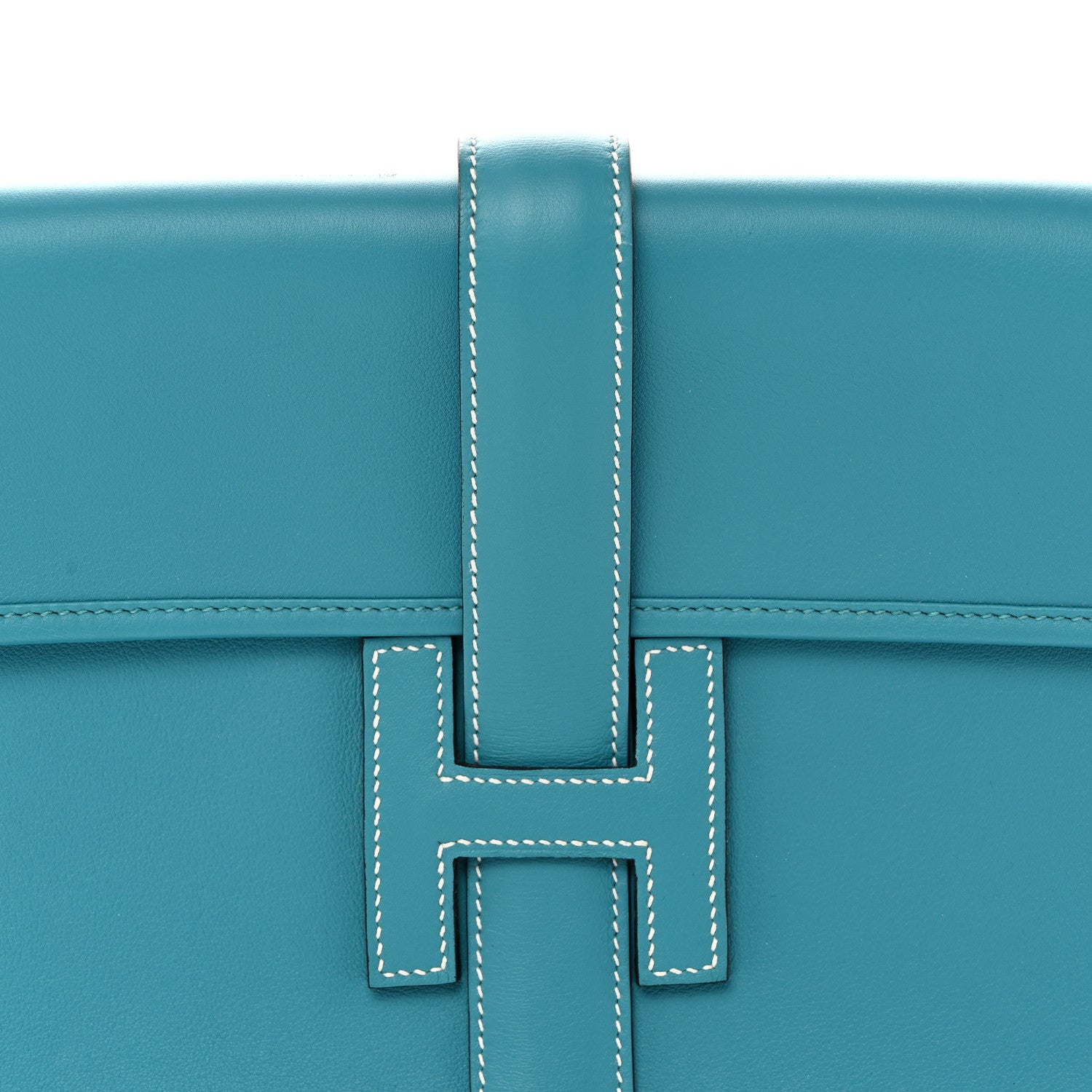 Hermes Swift Jige PM Clutch Blue Jean 8 of 10
