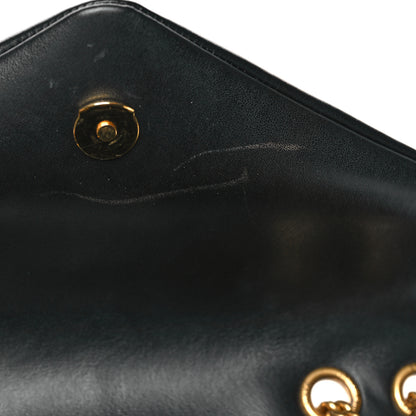 Saint Laurent Calfskin Y Quilted Monogram Medium Loulou Chain Satchel Black 12 of 13
