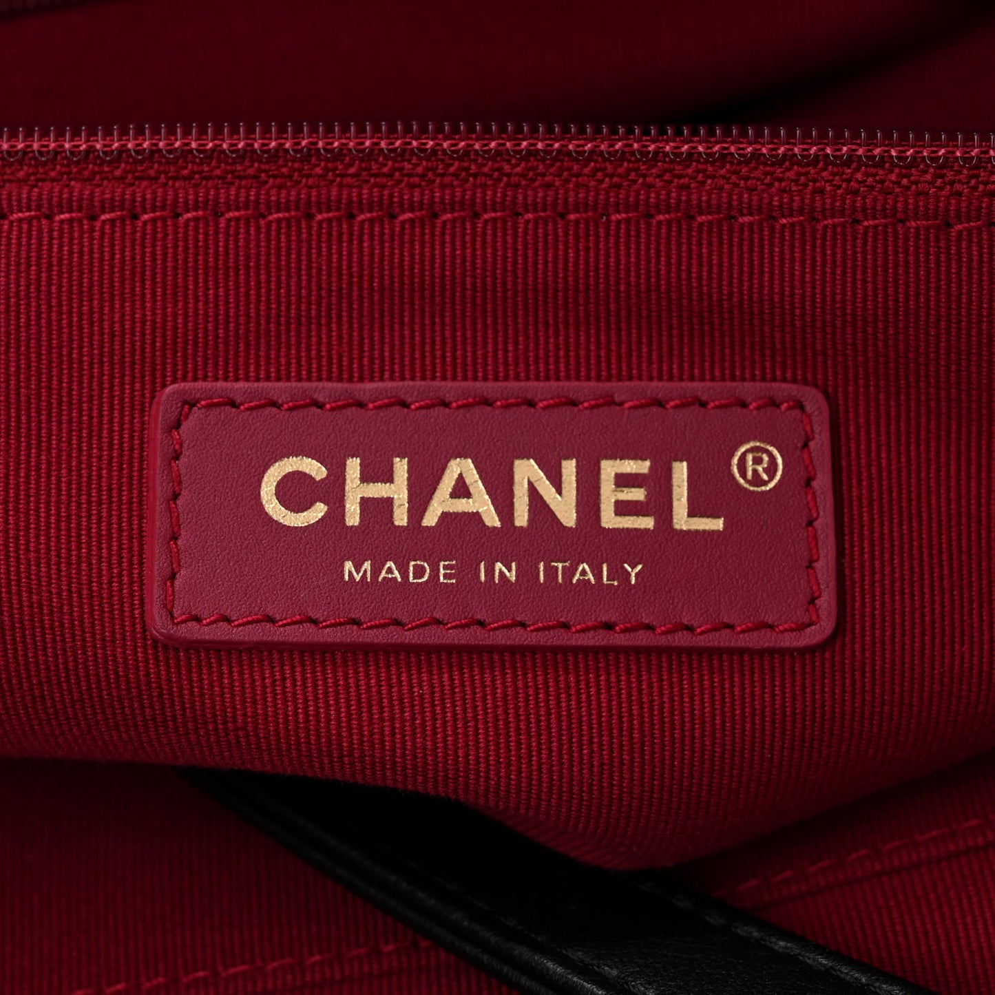 Calfskin Small Deauville Tote Black