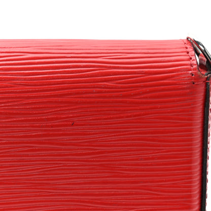 Louis Vuitton Epi Pochette Felicie Coquelicot 9 of 12