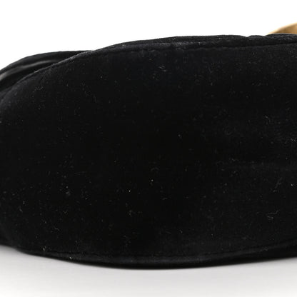 Gucci Velvet Matelasse Mini GG Marmont Shoulder Bag Black 8 of 11
