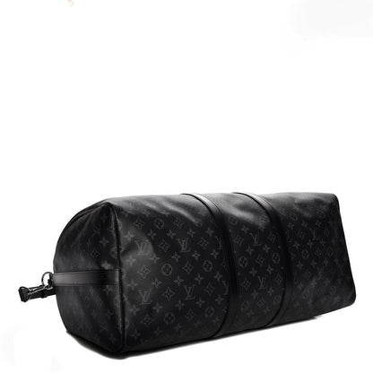 Louis Vuitton Monogram Eclipse Keepall Bandouliere 55 5 of 8