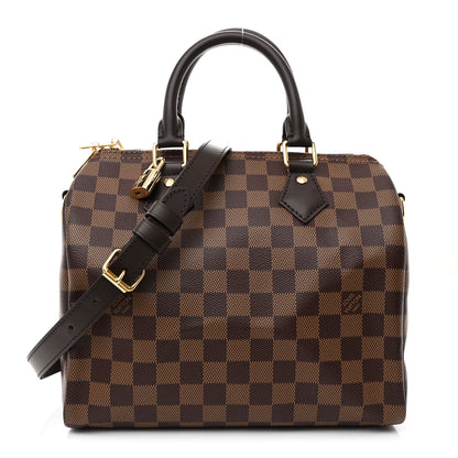Louis Vuitton Damier Ebene Speedy Bandouliere 25 1 of 10