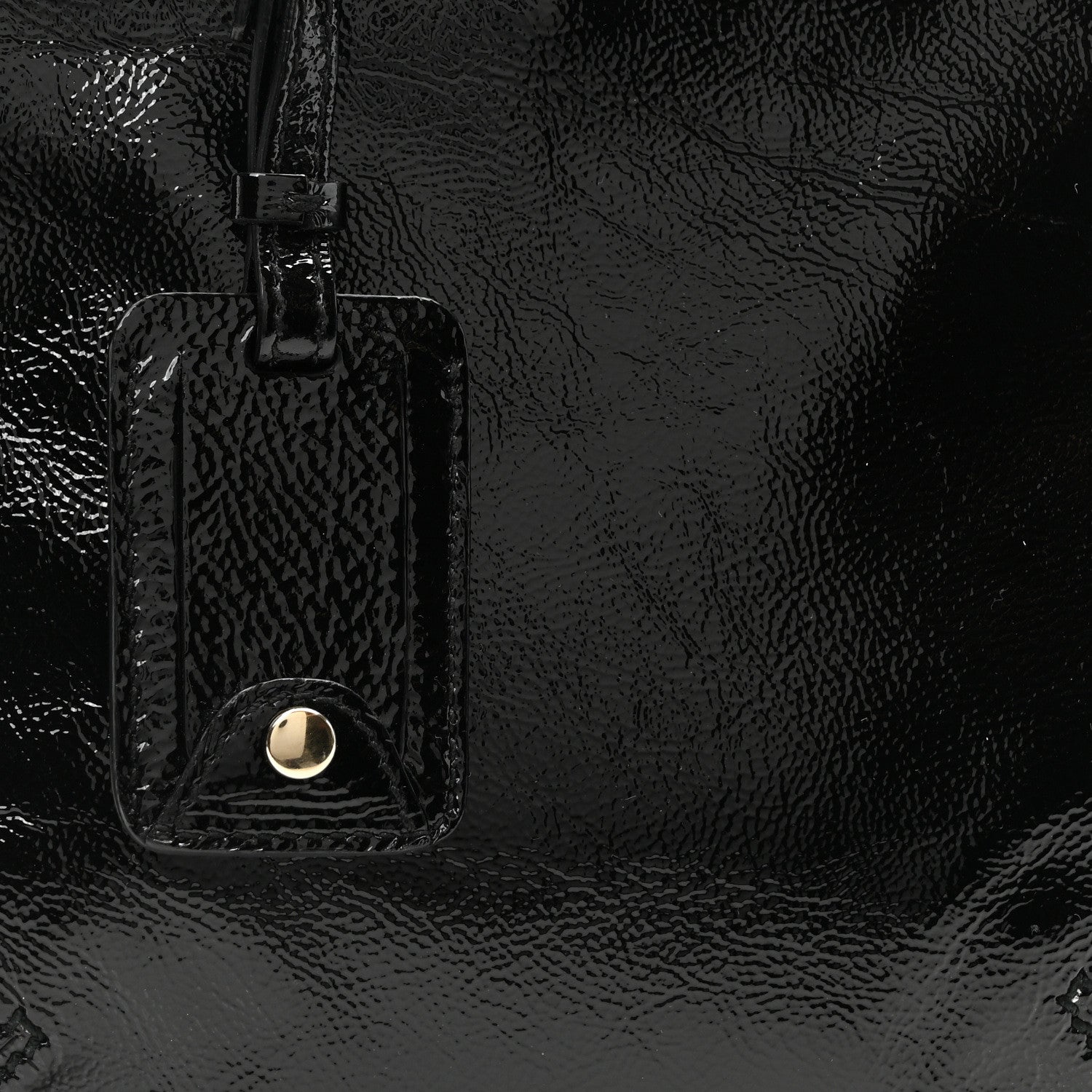 Saint Laurent Patent Mini Tribute Tote Black 8 of 10