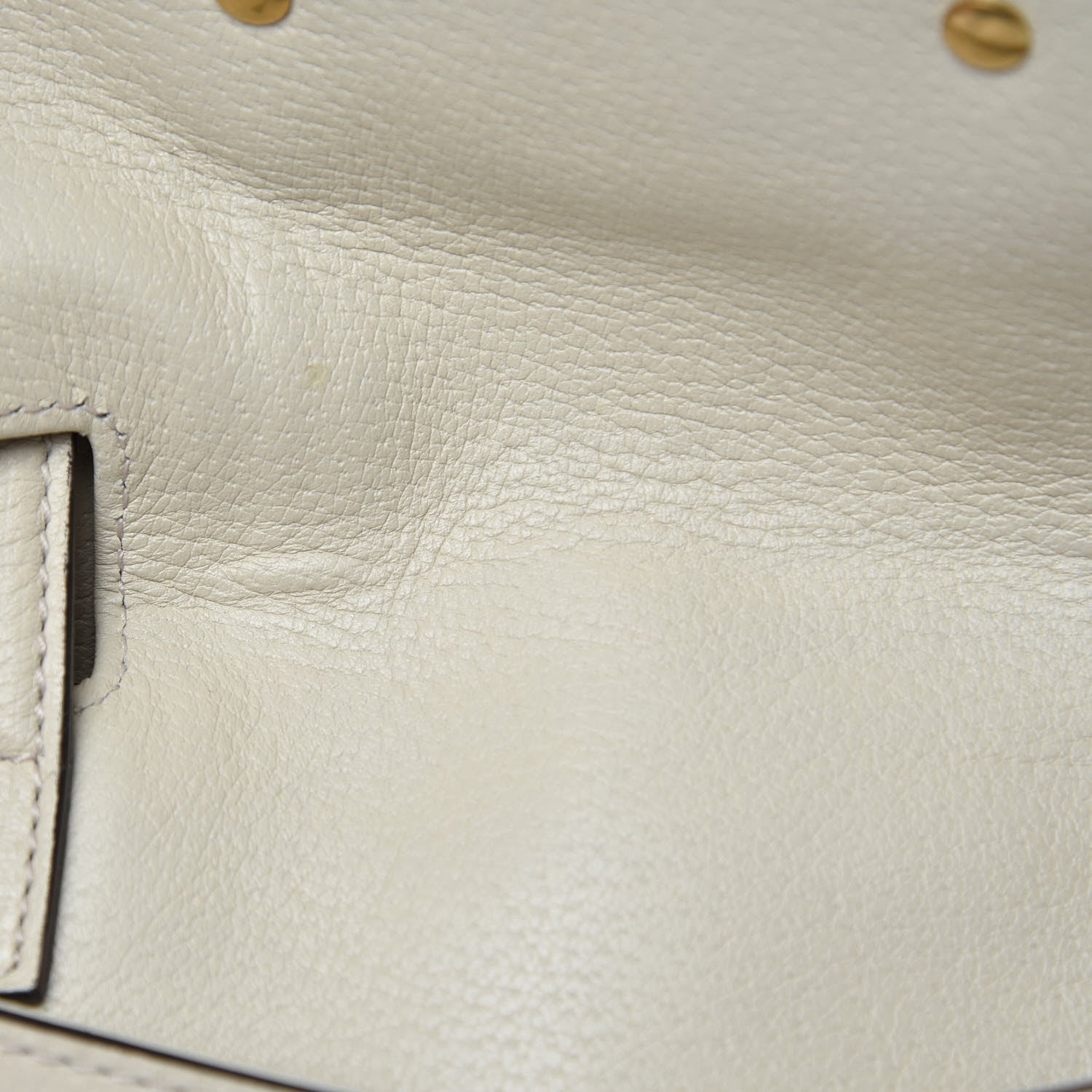 Gucci Grained Calfskin Web Stripe Butterfly Medium Totem Top Handle Bag White 9 of 18