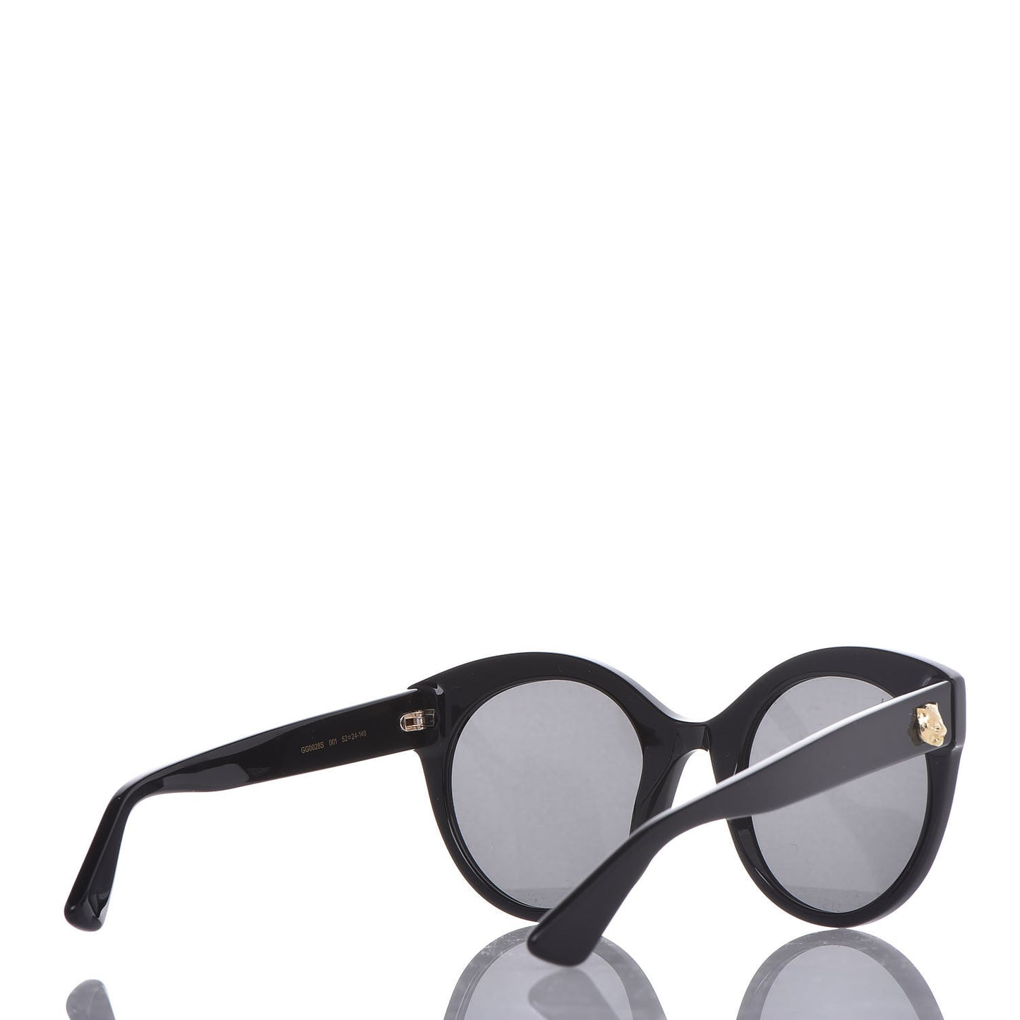 Round GG Sunglasses GG0028S Black