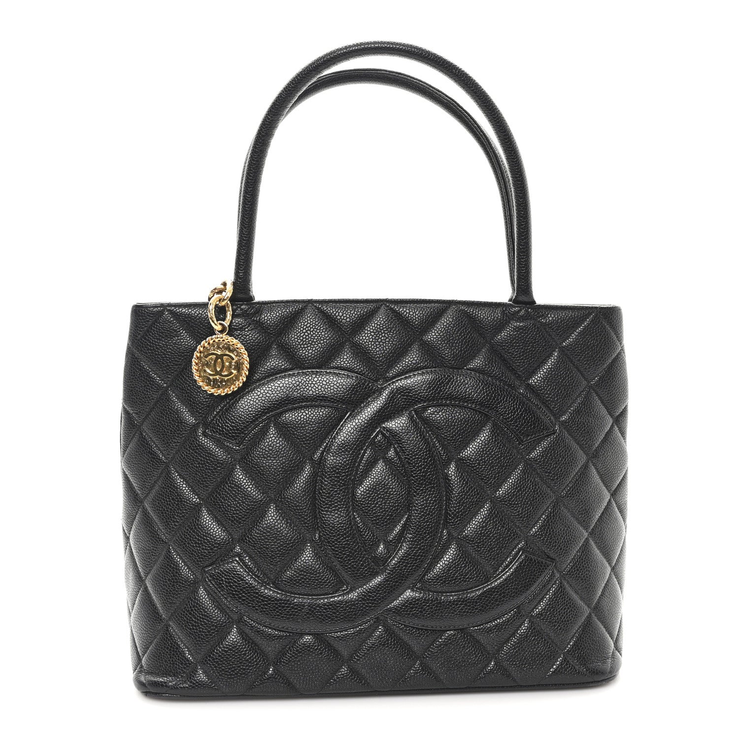 Chanel Caviar Quilted Medallion Tote Black 1 of 11