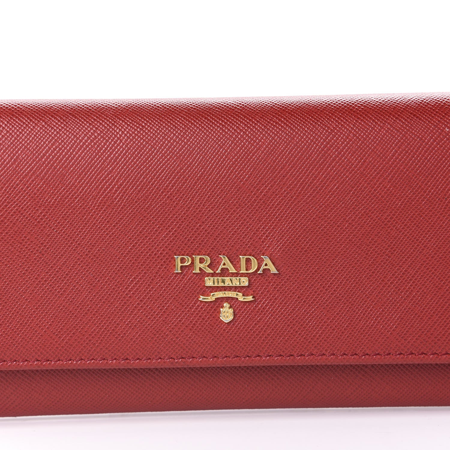Prada Saffiano Multicolor Continental Flap Wallet Fuoco Bruyere 14 of 14