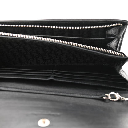 Christian Dior Patent Cannage Rendez-vous Chain Wallet Black 4 of 9