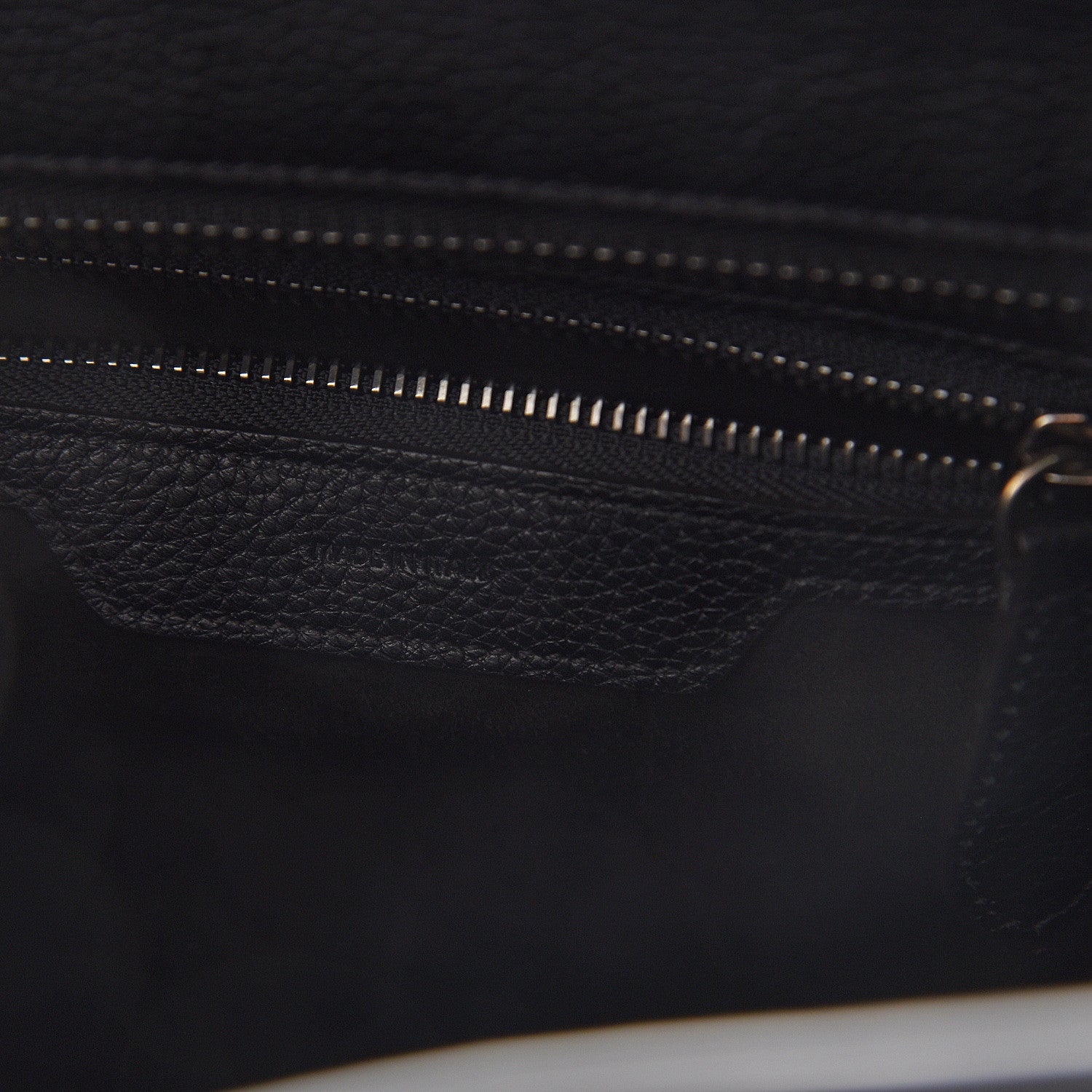 Celine Drummed Calfskin Micro Luggage Black 5 of 6