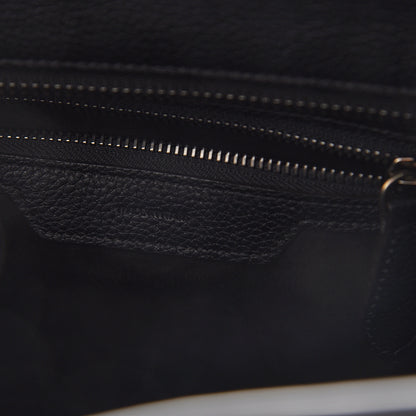 Celine Drummed Calfskin Micro Luggage Black 5 of 6