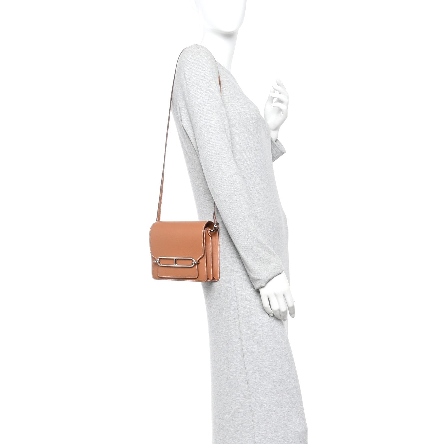 Hermes Evercolor Mini Sac Roulis Gold 2 of 10