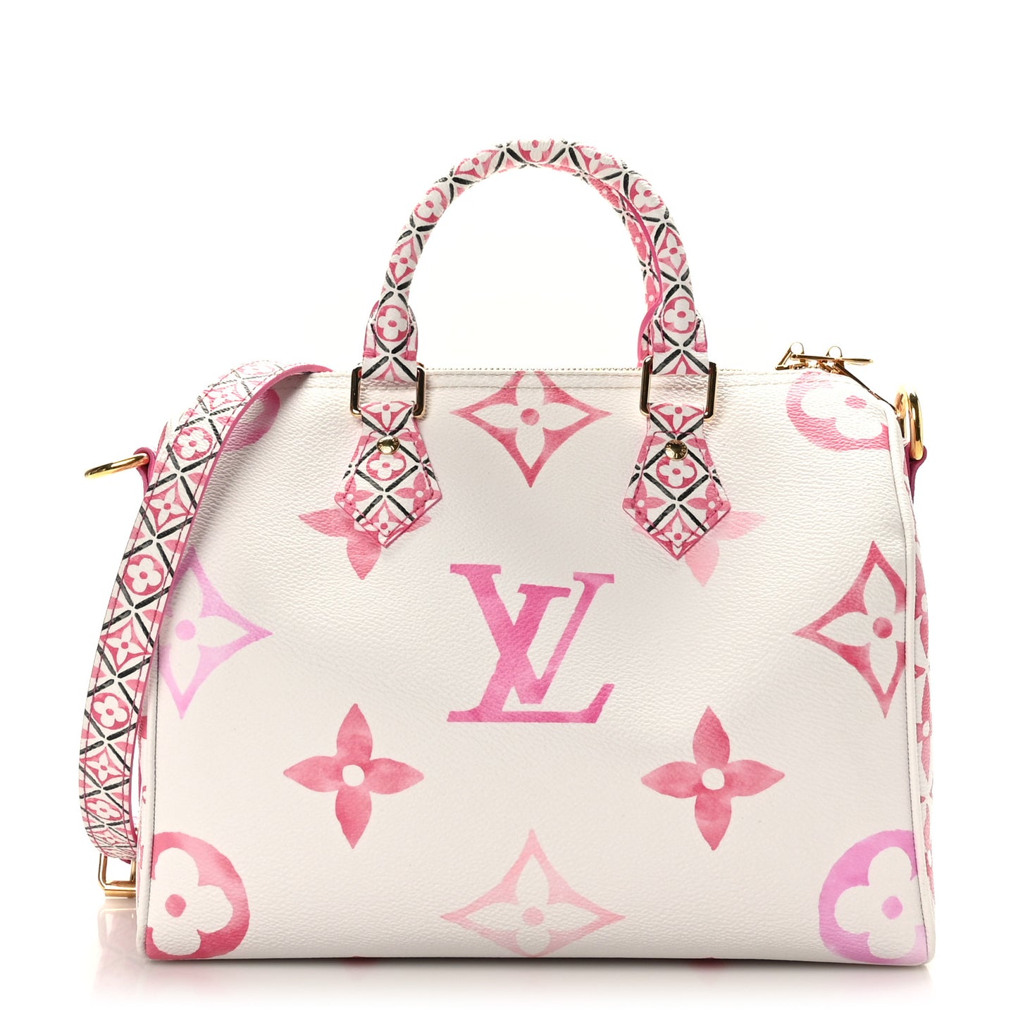 Monogram Giant By The Pool 2.0 Speedy Bandouliere 25 Rose