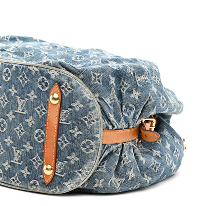 Louis Vuitton Denim Mahina XL Blue 9 of 9