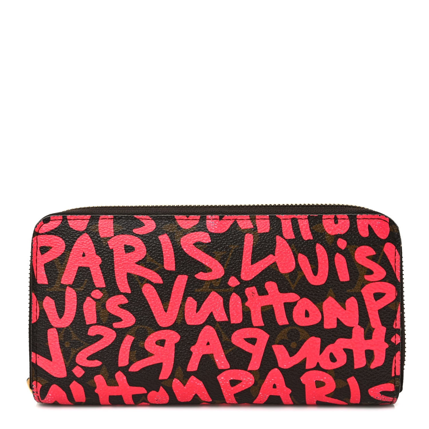 Louis Vuitton Monogram Graffiti Zippy Wallet Fuchsia 1 of 7