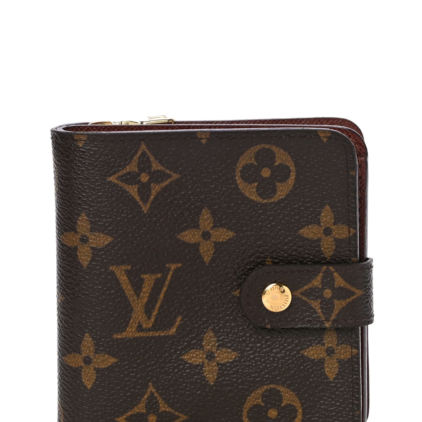 Monogram Compact Zippe Zipped Wallet
