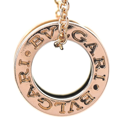 Bulgari 18K Rose Gold Black Ceramic B.Zero1 Pendant Necklace 7 of 11