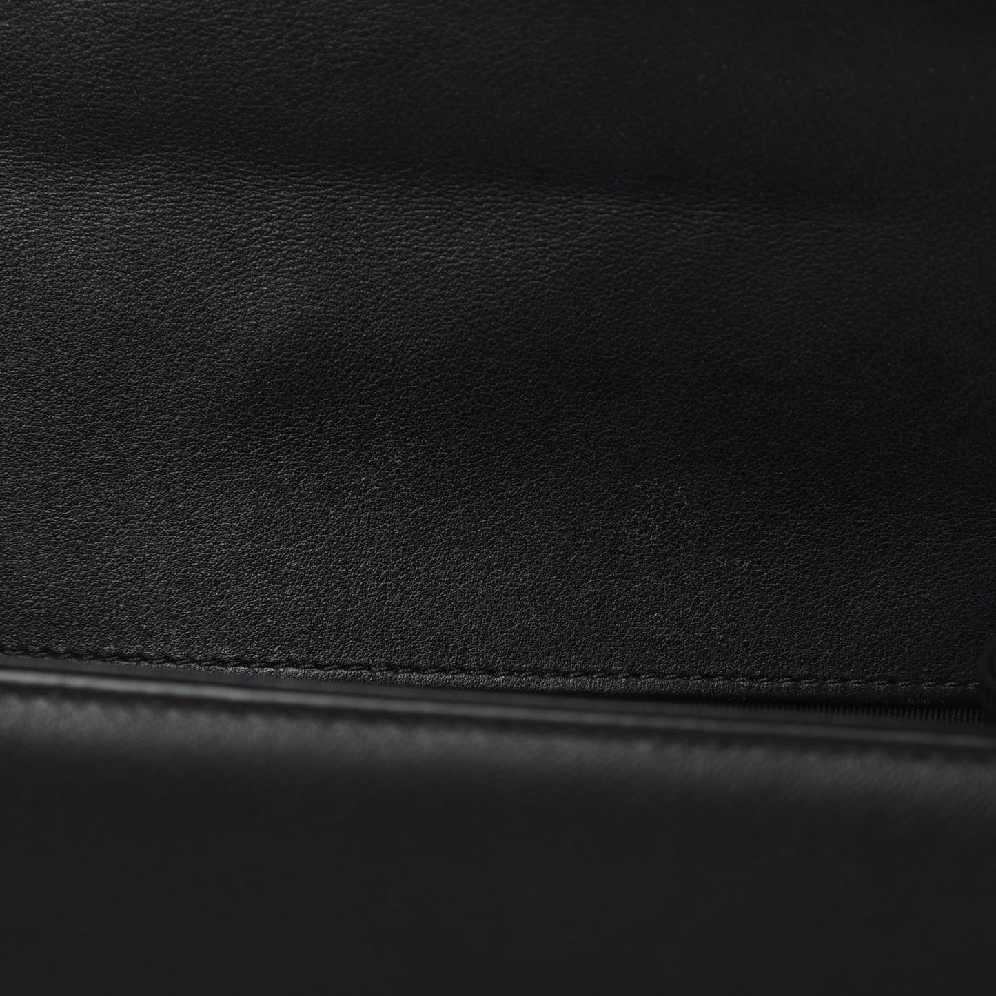 Calfskin Quilted Medium Boy Flap Black