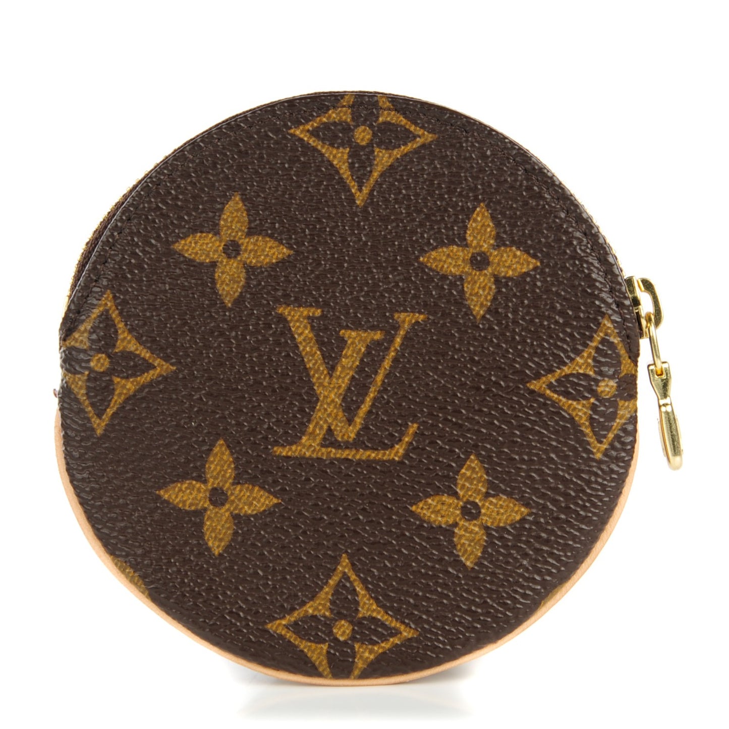 Monogram Round Coin Purse