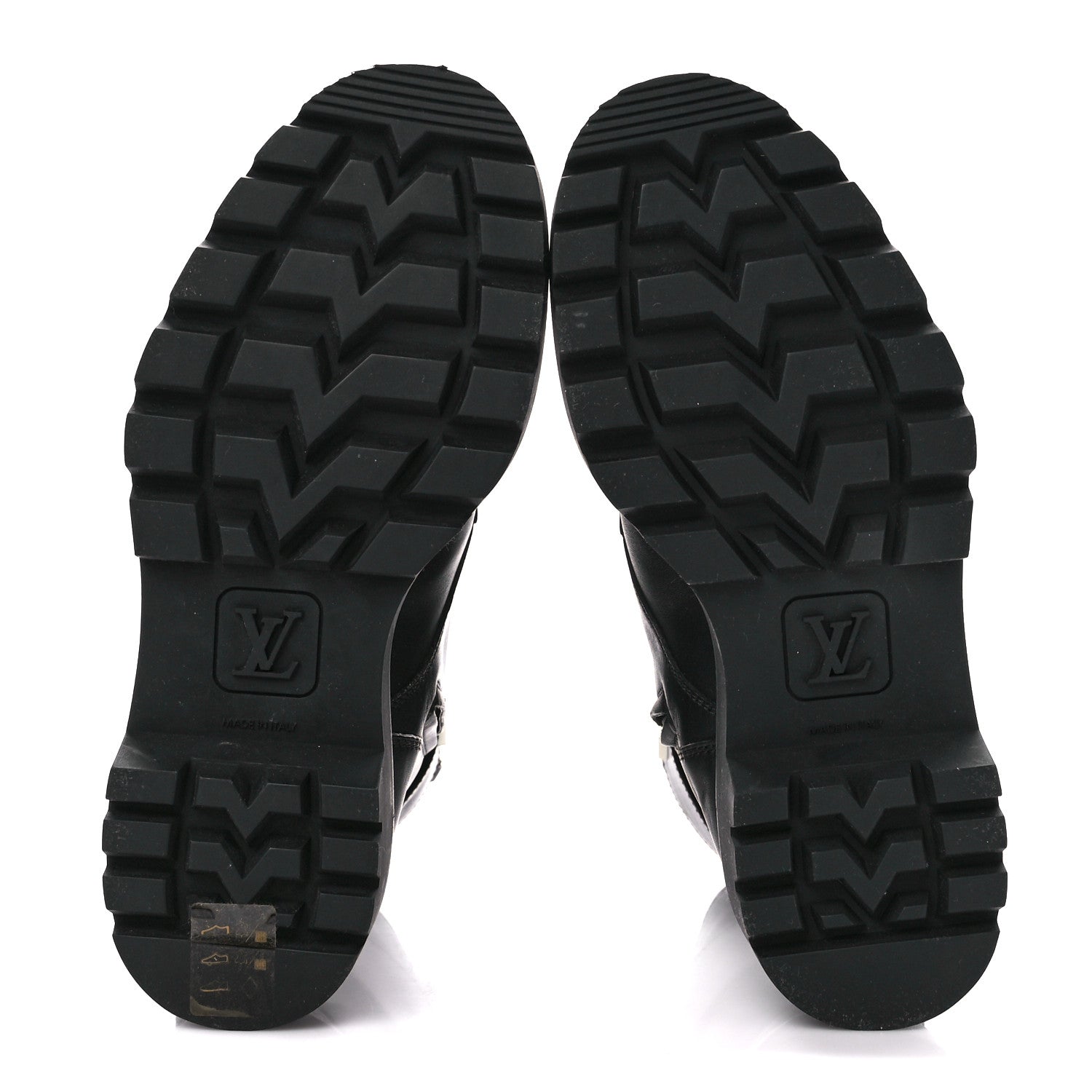 Louis Vuitton Calfskin Territory Flat Ranger Boots 36 Black 5 of 8