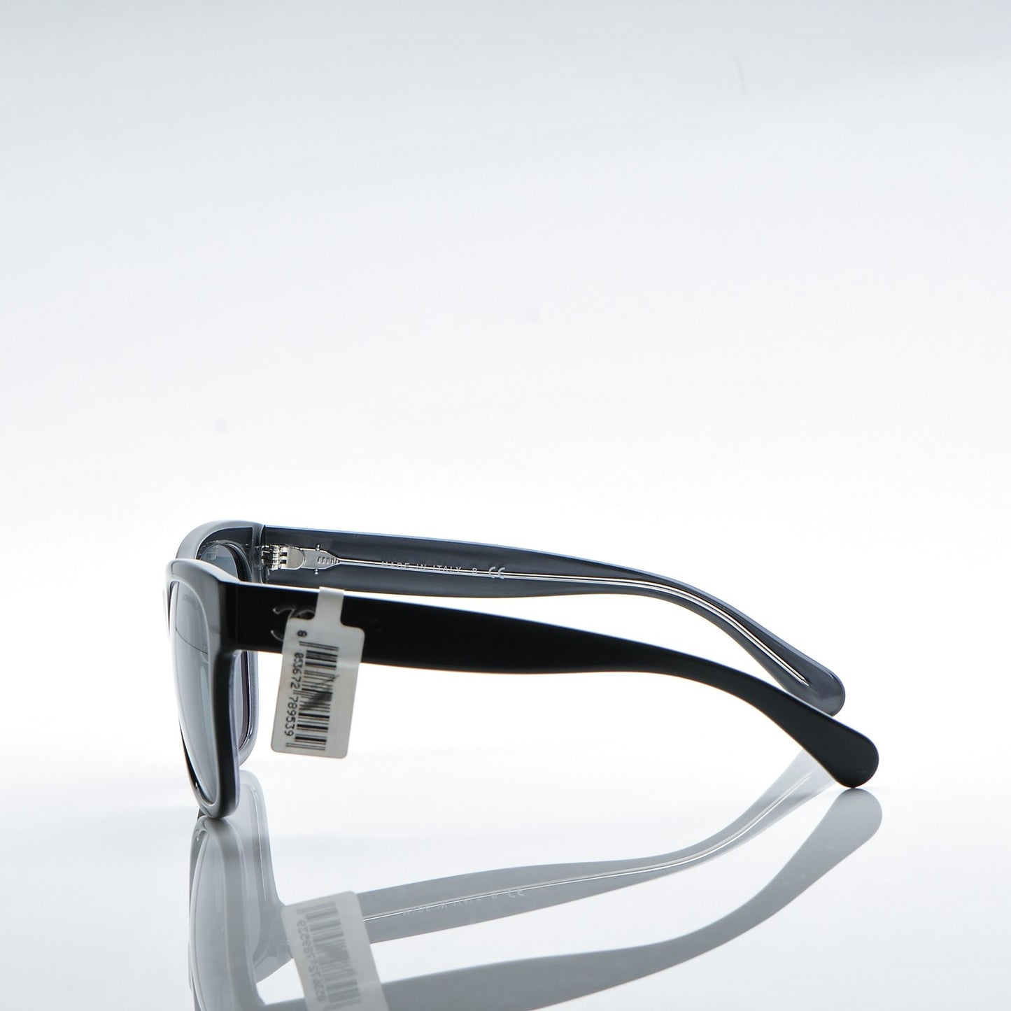 Acetate Square Sunglasses 5380 Black Blue