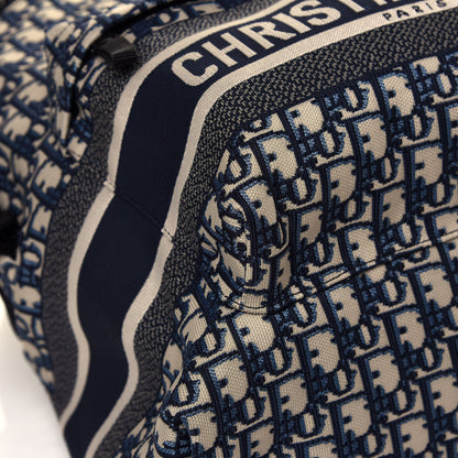 Christian Dior Oblique Diortravel Backpack Blue 7 of 12