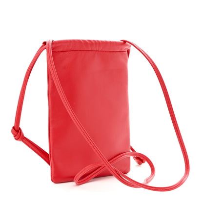 Burberry Calfskin Small Drawcord Pouch Red 3 of 10