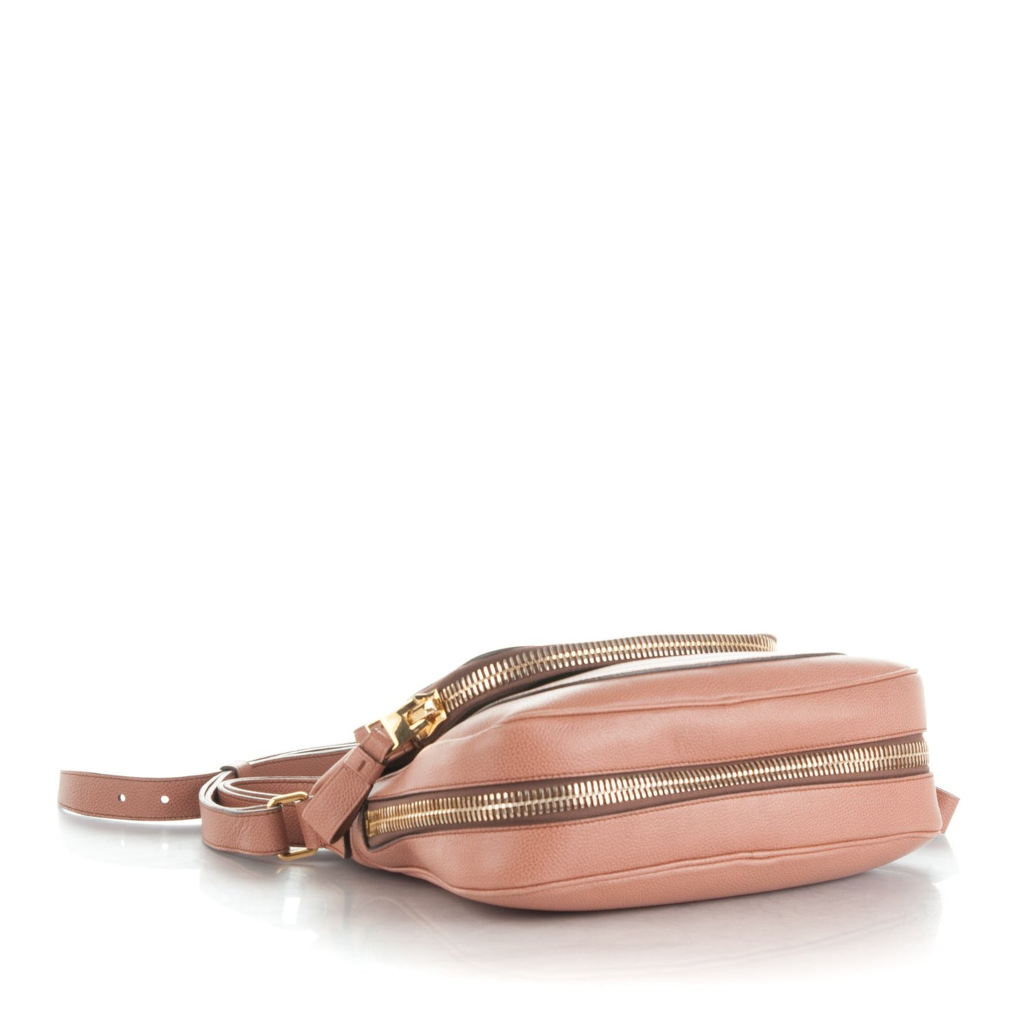 Pebbled Calfskin Medium Jennifer Crossbody Desert Rose