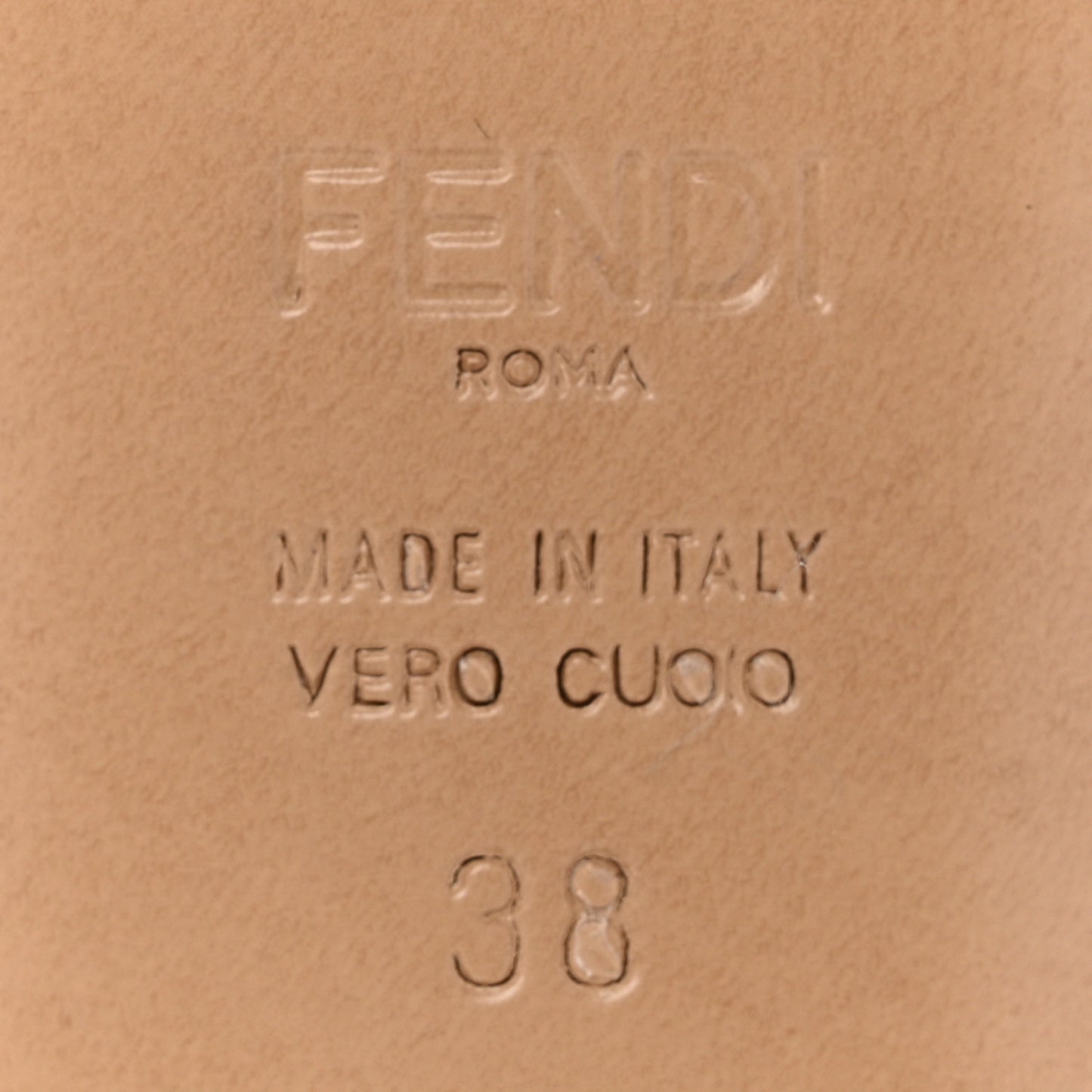 Vitello Cuoio FFold Sandals 38 White