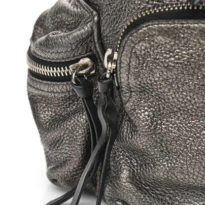 Burberry Metallic Deerskin Medium Rucksack Backpack Dark Grey 12 of 13