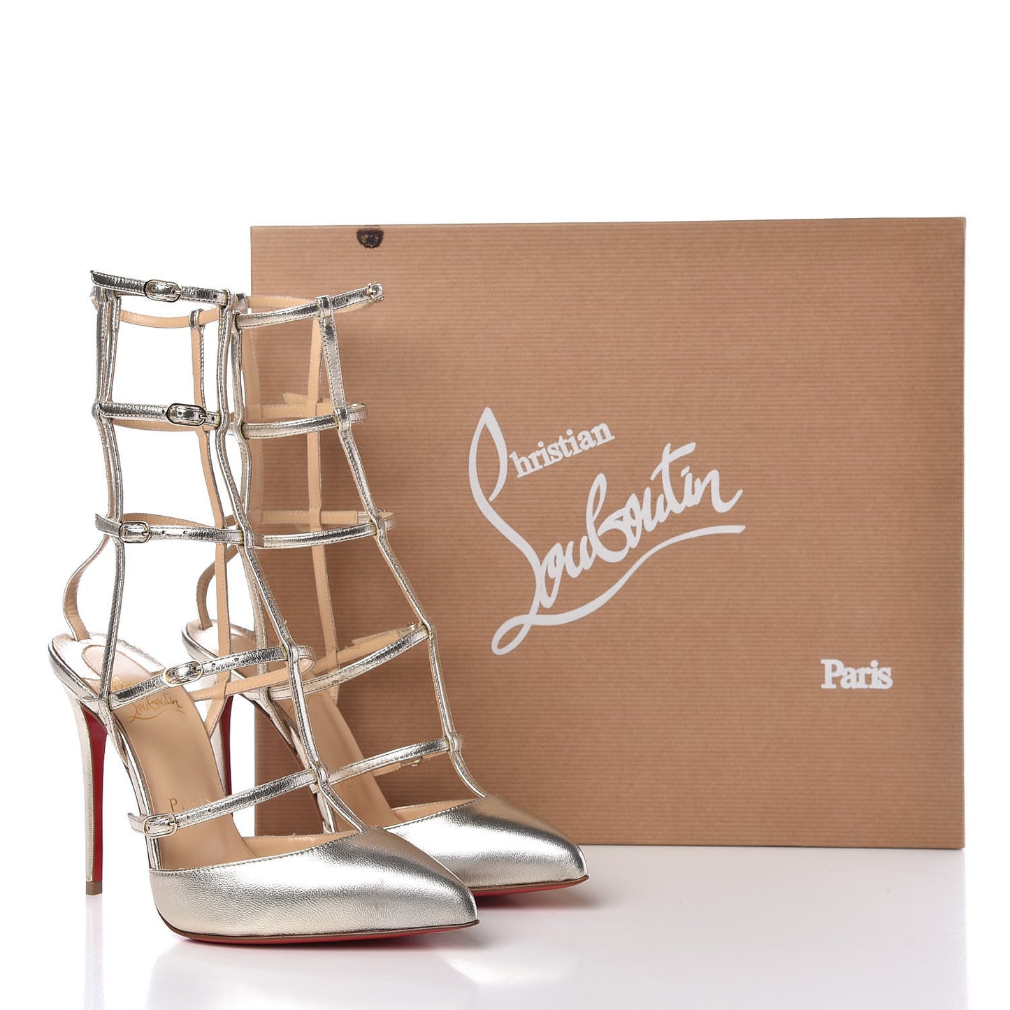 Metallic Nappa Kadreyana 100 Pumps 35.5 Sahara