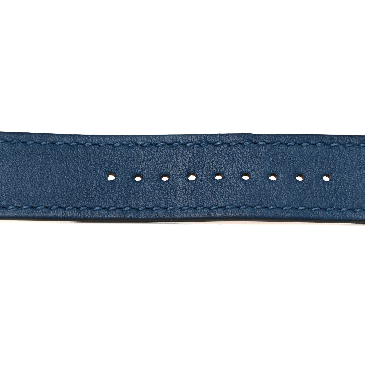 Hermes Swift Medor 40mm Apple Watch Double Tour Band Deep Blue 8 of 10