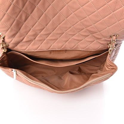 Chanel Calfskin Quilted XXL Travel Flap Bag Pink 5 of 11