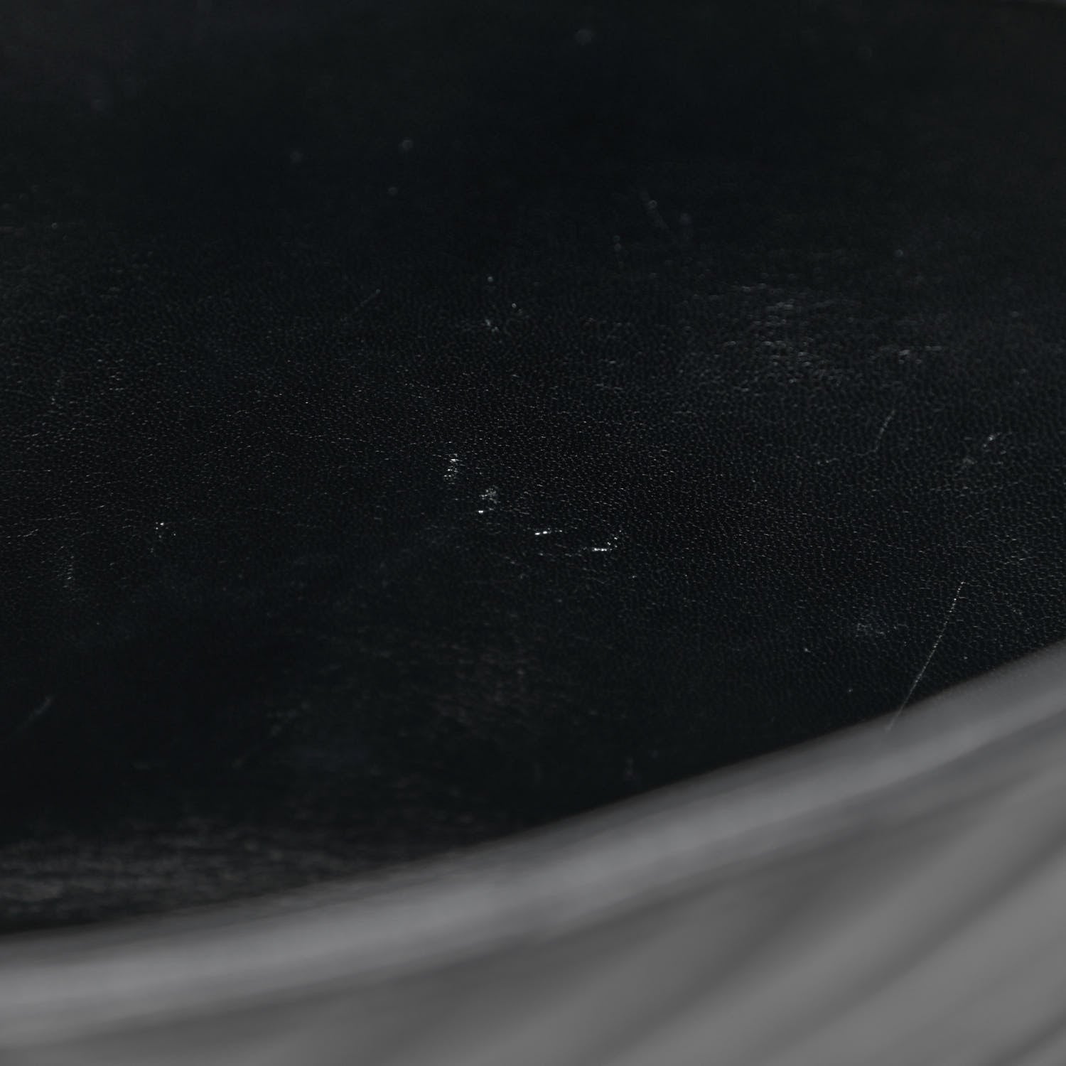 Saint Laurent Sheepskin Matelasse Chevron Monogram Large College Satchel Black 13 of 15