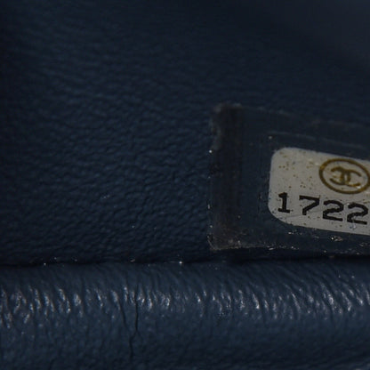 Chanel Lambskin Quilted Jumbo Double Flap Light Blue 7 of 9