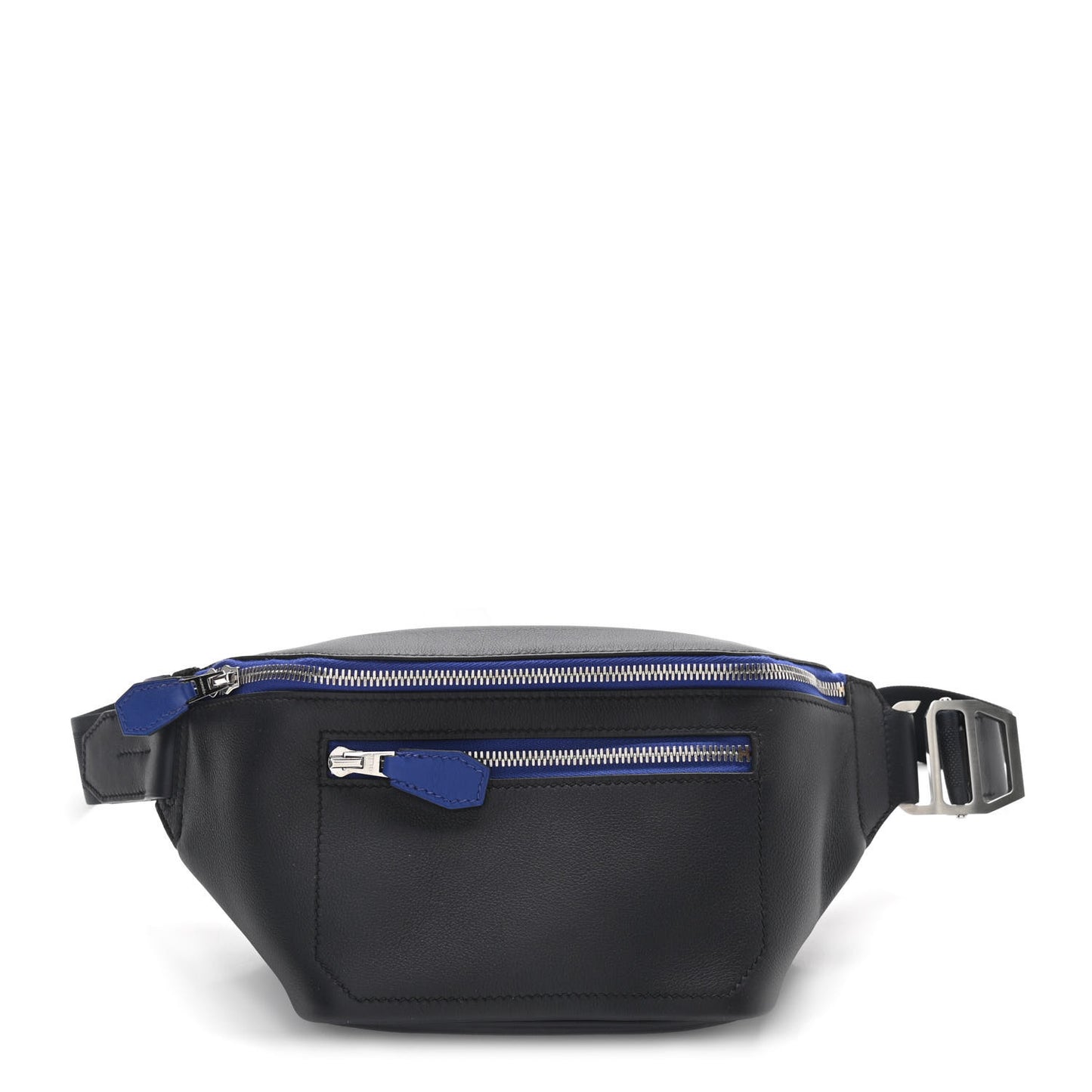 Taurillon Cristobal Cityslide Belt Bag Bleu Indigo Bleu Electrique