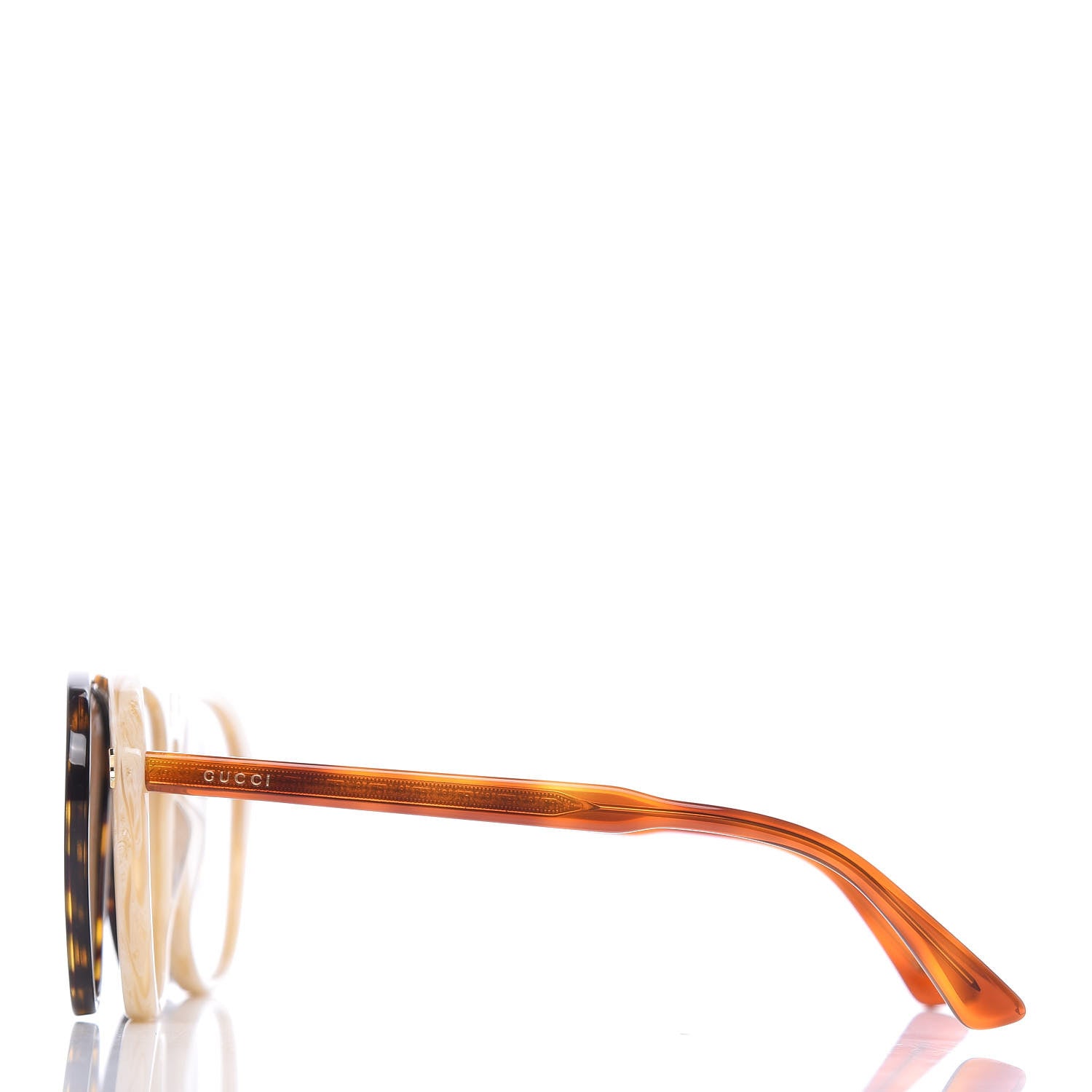 Gucci Acetate Flip Up Sunglasses GG0087S Tortoise 5 of 9