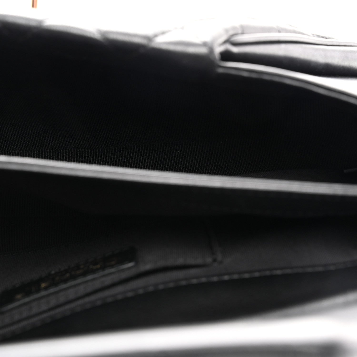Chanel Lambskin Quilted Fold Up Again Clutch Black 5 of 8