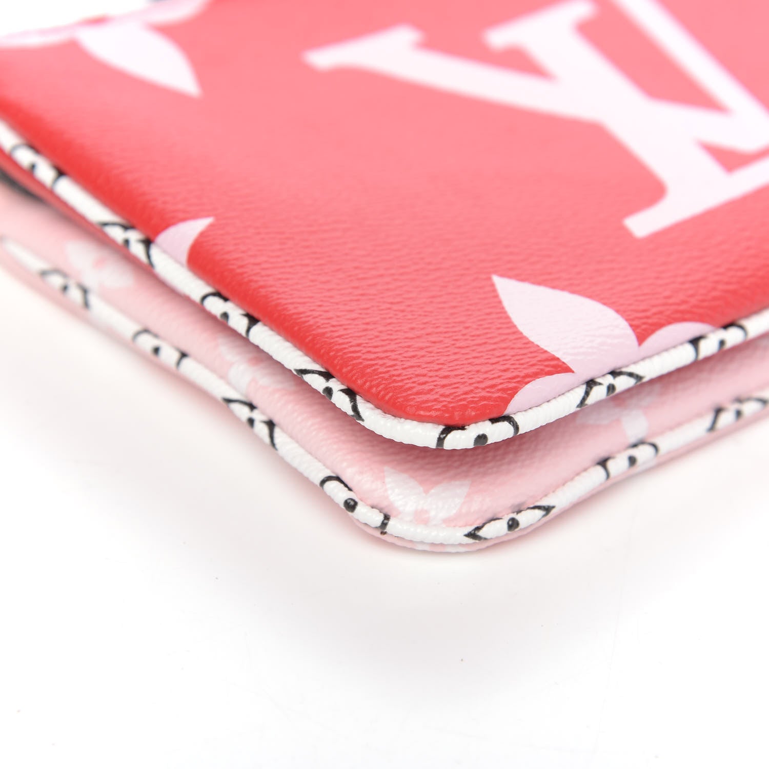 Louis Vuitton Monogram Giant Double Zip Pochette Rouge 8 of 10