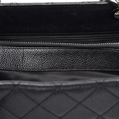 Chanel Caviar Quilted Grand Shopping Tote GST Black 12 of 15