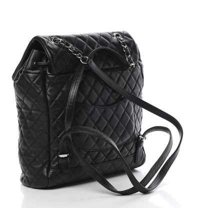 Chanel Lambskin Quilted Small Urban Spirit Backpack Black 2 of 11